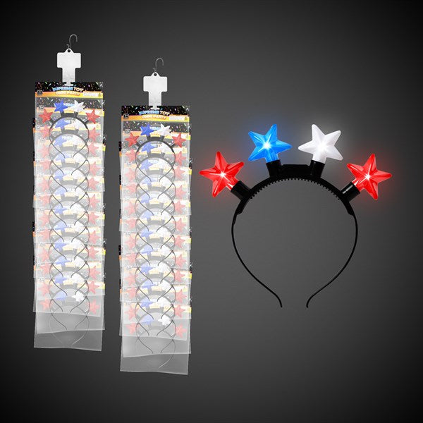 LED Patriotic Headbands Retail Display