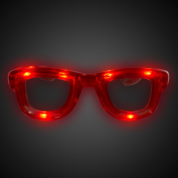 Red LED Retro Sunglasses