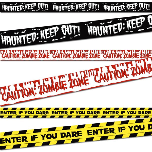 Halloween Caution Tapes (3 Per pack)