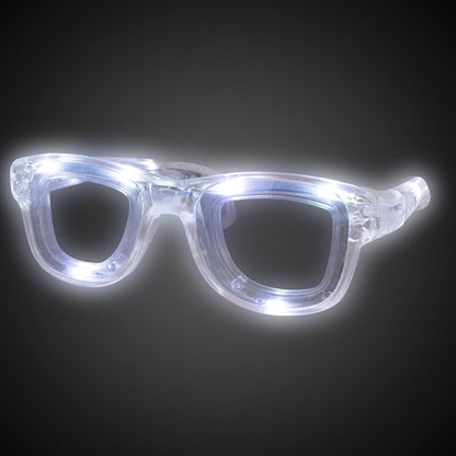 White LED Retro Sunglasses