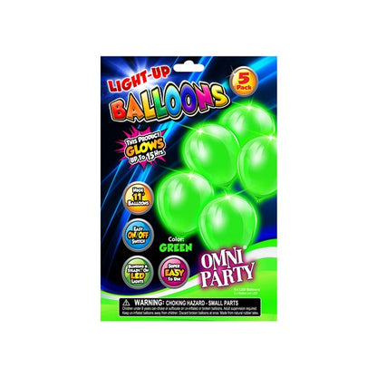 Green LED Balloons