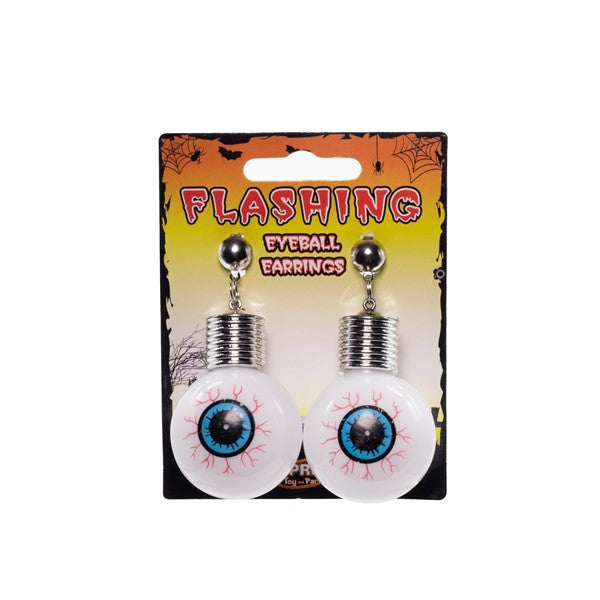 LED Jumbo Eyeball Clip-On Earrings