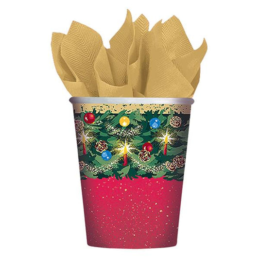 Christmas Tree 9 oz. Cups (12 per pack)