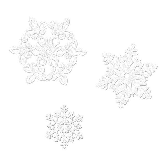 Snowflake Cutouts (12 Per pack)