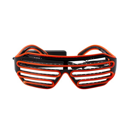 Orange EL Wire Slotted Shades