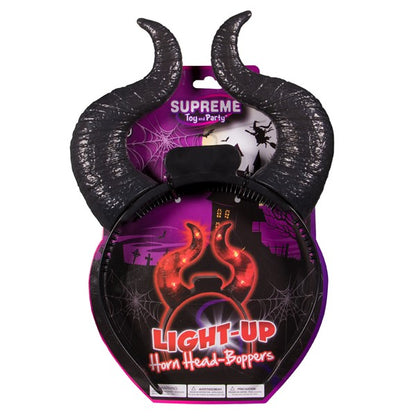 LED Devil Horns Headband