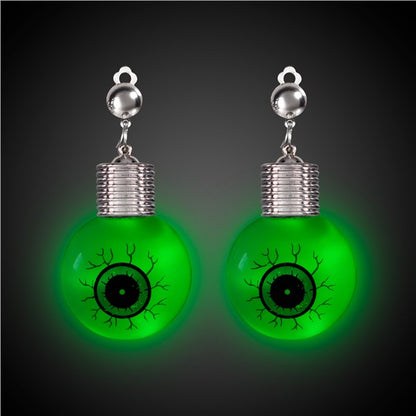 LED Jumbo Eyeball Clip-On Earrings