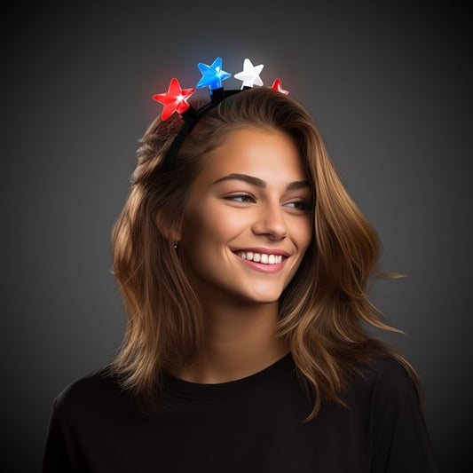 LED Patriotic Headbands Retail Display