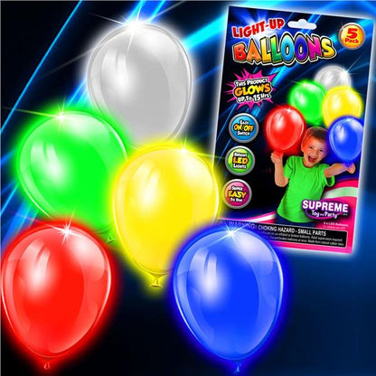 11 Inch Assorted LED Balloon