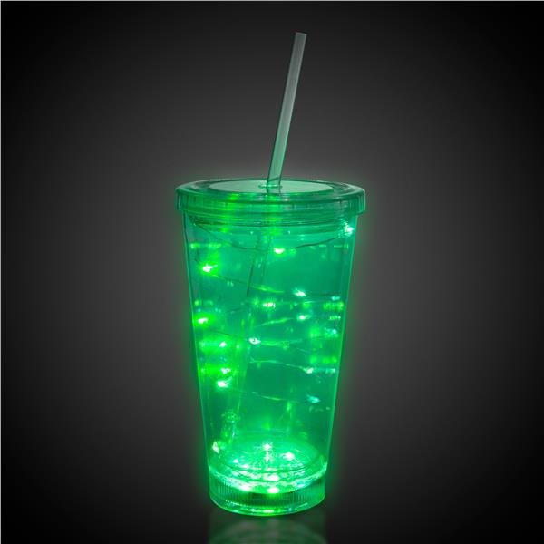 LED Green String Light Cup