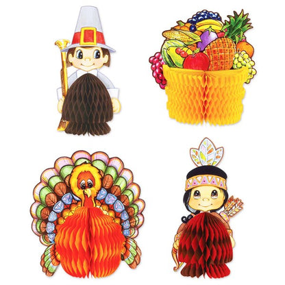 Thanksgiving Mini Centerpieces (Per 4 pack)