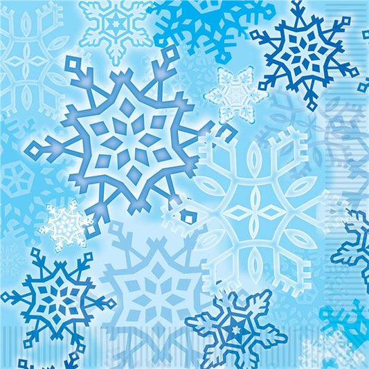 Snowflake Lunch Napkins (16 Per pack)