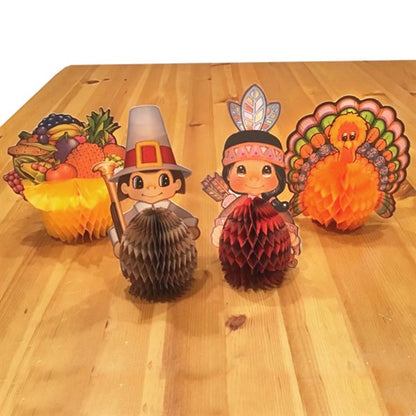 Thanksgiving Mini Centerpieces (Per 4 pack)