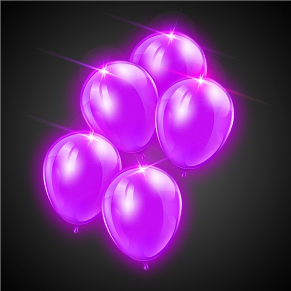 Purple LED Balloons