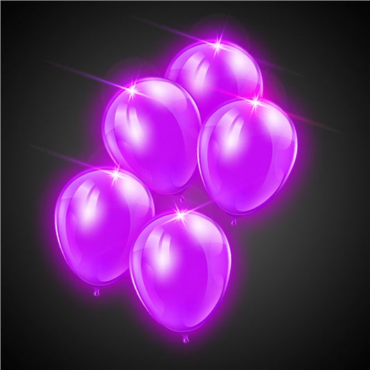 Purple LED Balloons