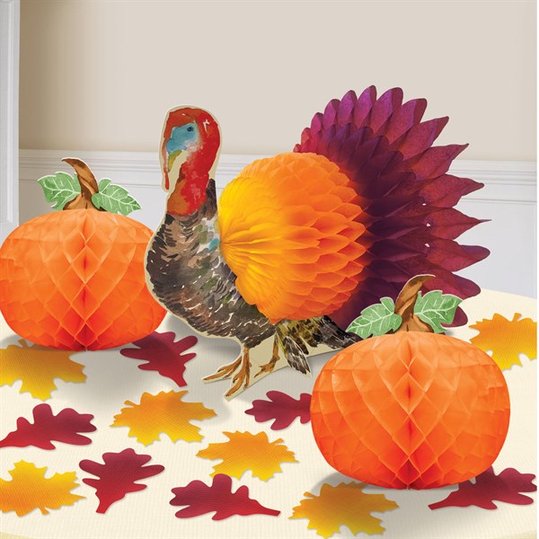 Thanksgiving Table Decorating Kit (Per 15 pack)