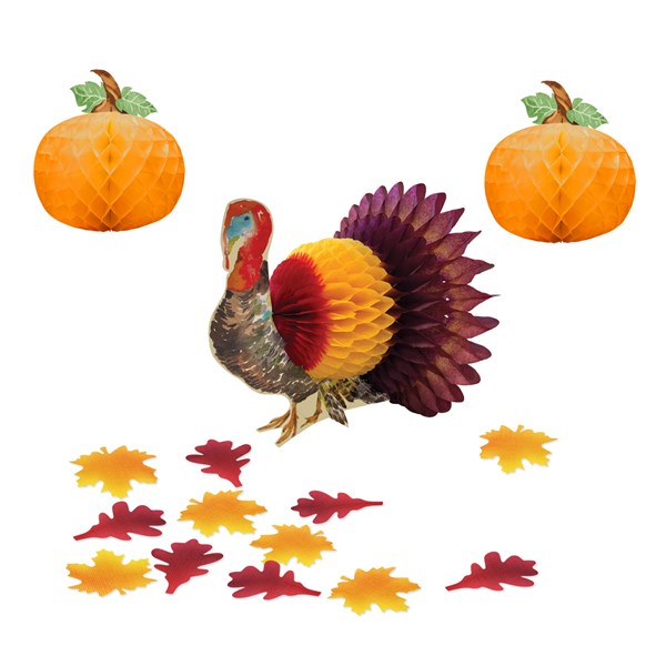 Thanksgiving Table Decorating Kit (Per 15 pack)