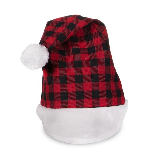 Plaid Santa Hat