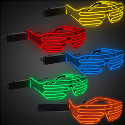 EL Wire Slotted Shades (Per 5 pack)