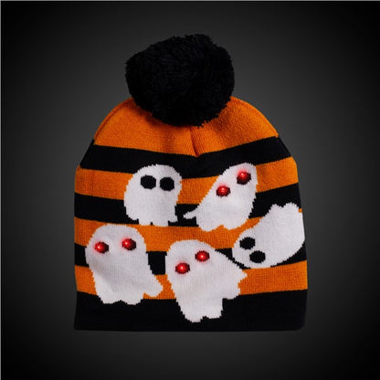 LED Ghost Knit Beanie