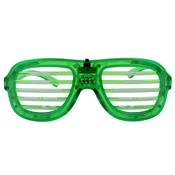 LED St. Pat's Shamrock Slotted Shades