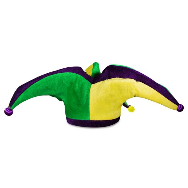 LED Mardi Gras Velvet Jester Hat