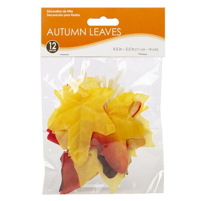 Fall Leaf Decorations (Per 12 pack)