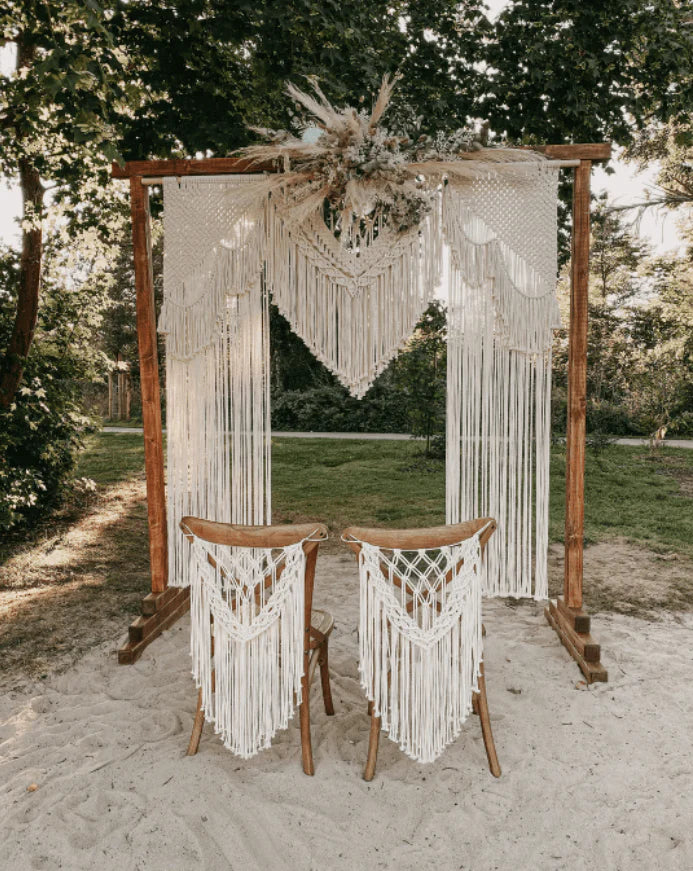 Boho Macrame Chair Hanging Chair Macrame Wedding Decorations