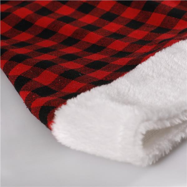 Plaid Santa Hat