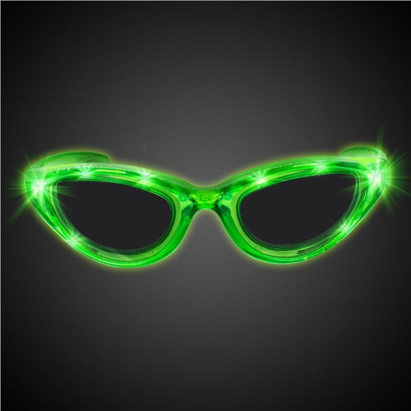 Green LED Sunglasses