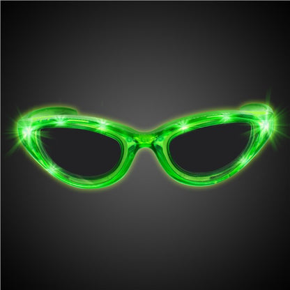 Green LED Sunglasses