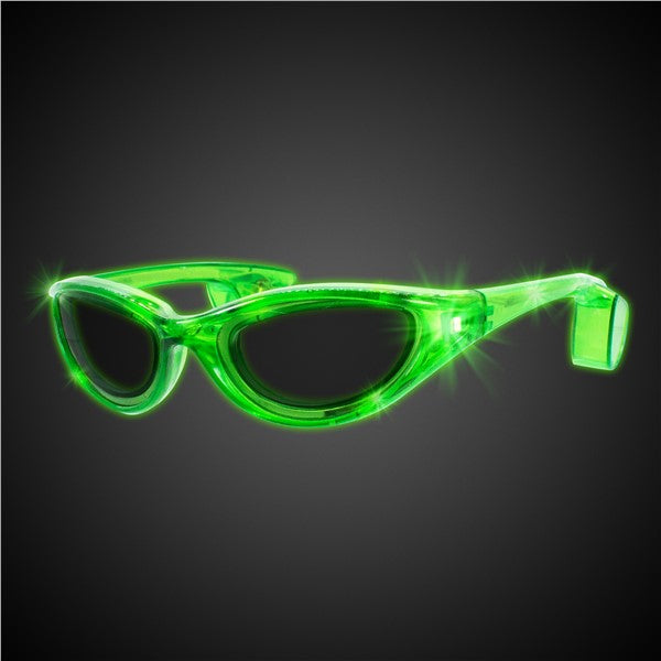 Green LED Sunglasses