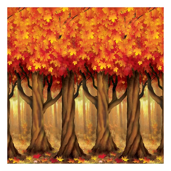 Fall Trees Room Roll (Per 30' roll)