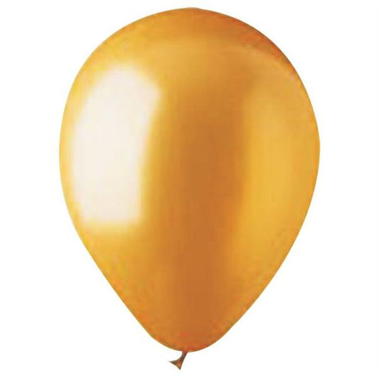 Gold Latex 12" Balloons (100 Per pack)