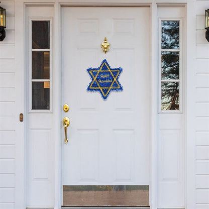 Star of David Tinsel Decoration