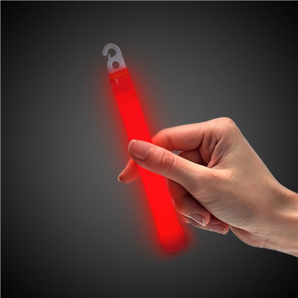 6" Red Glow Stick (12 Per pack)