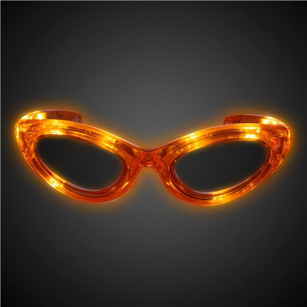 LED Orange Sunglasses