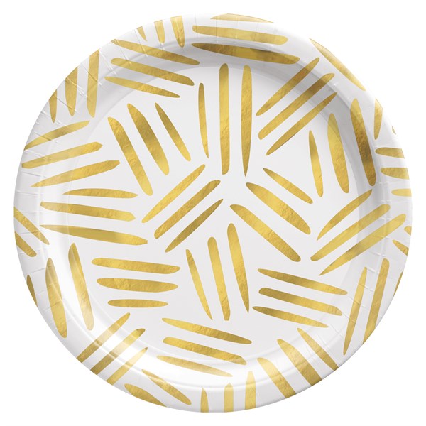 Gold Motif 10" Plates (Per 20 pack)