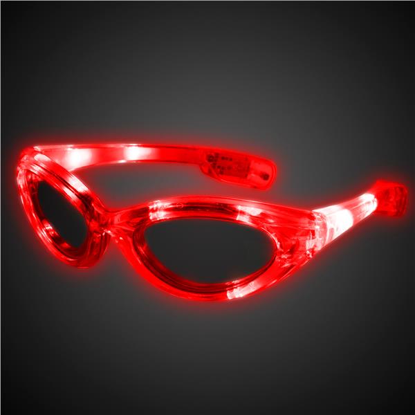 LED Red Sunglasses