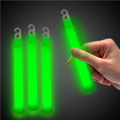 6" Green Glow Stick (12 Per pack)