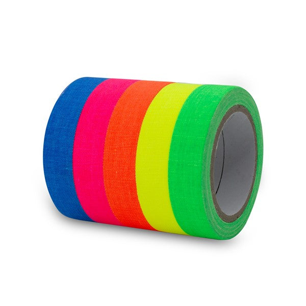 UV Blacklight Reactive Neon Tape (5 Per pack)