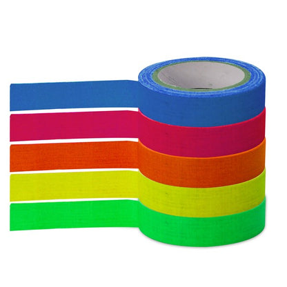 UV Blacklight Reactive Neon Tape (5 Per pack)