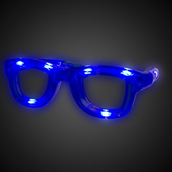 Blue LED Retro Sunglasses