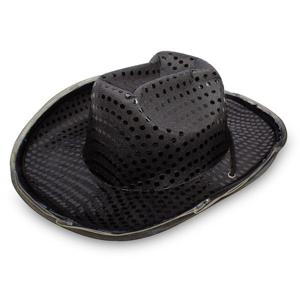 LED Sequin Cowboy Hat