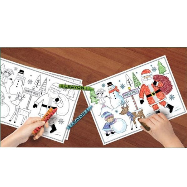 Christmas Color-In Placemats (24 Per pack)