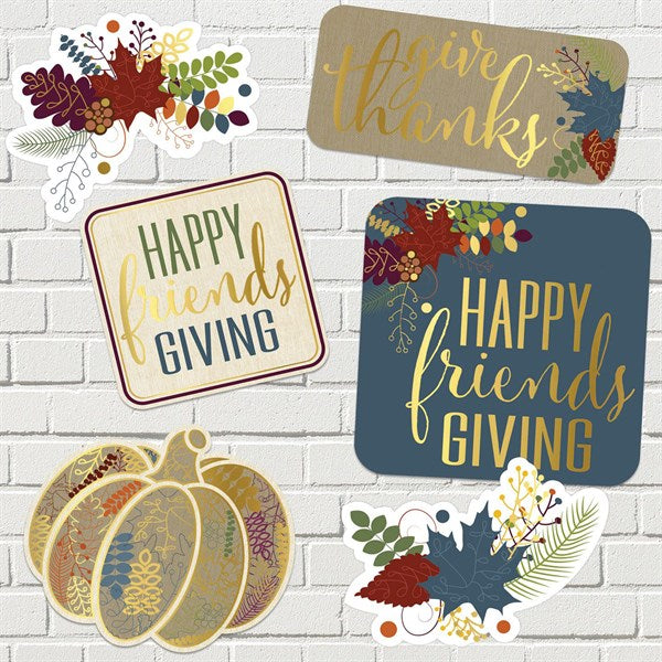 Thanksgiving Friendsgiving Cutouts (Per 6 pack)