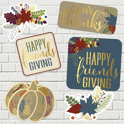 Thanksgiving Friendsgiving Cutouts (Per 6 pack)