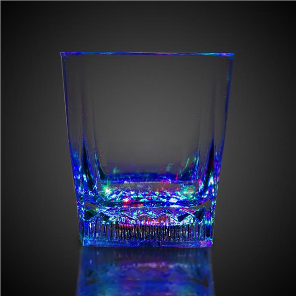 LED Square Bottom 10 oz. Rocks Glass