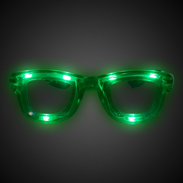 Green LED Retro Sunglasses