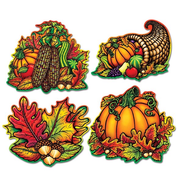 Autumn Splendor Cutouts (Per 4 pack)